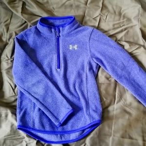 Purple fleece pullover